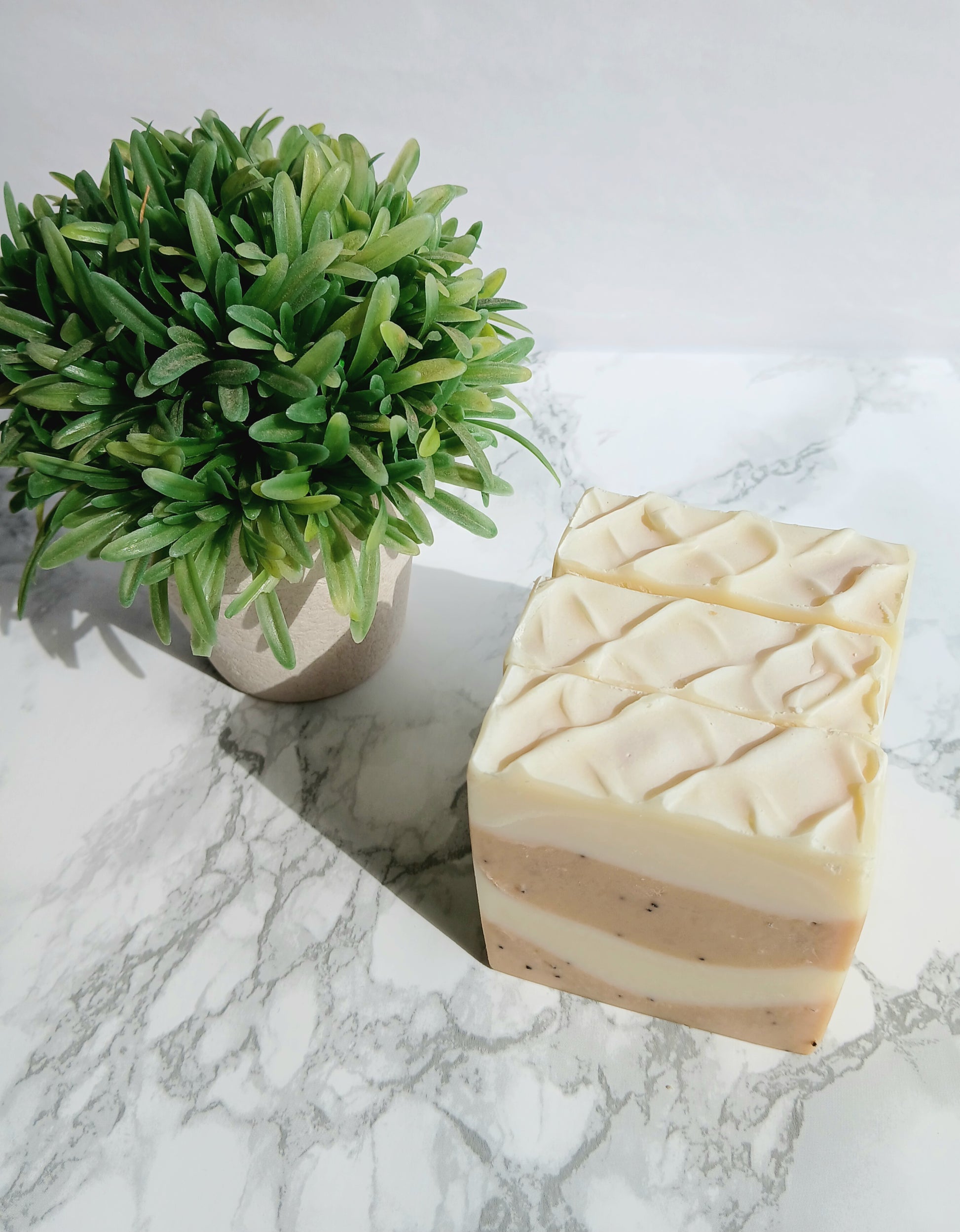 lemon poppy seed soap